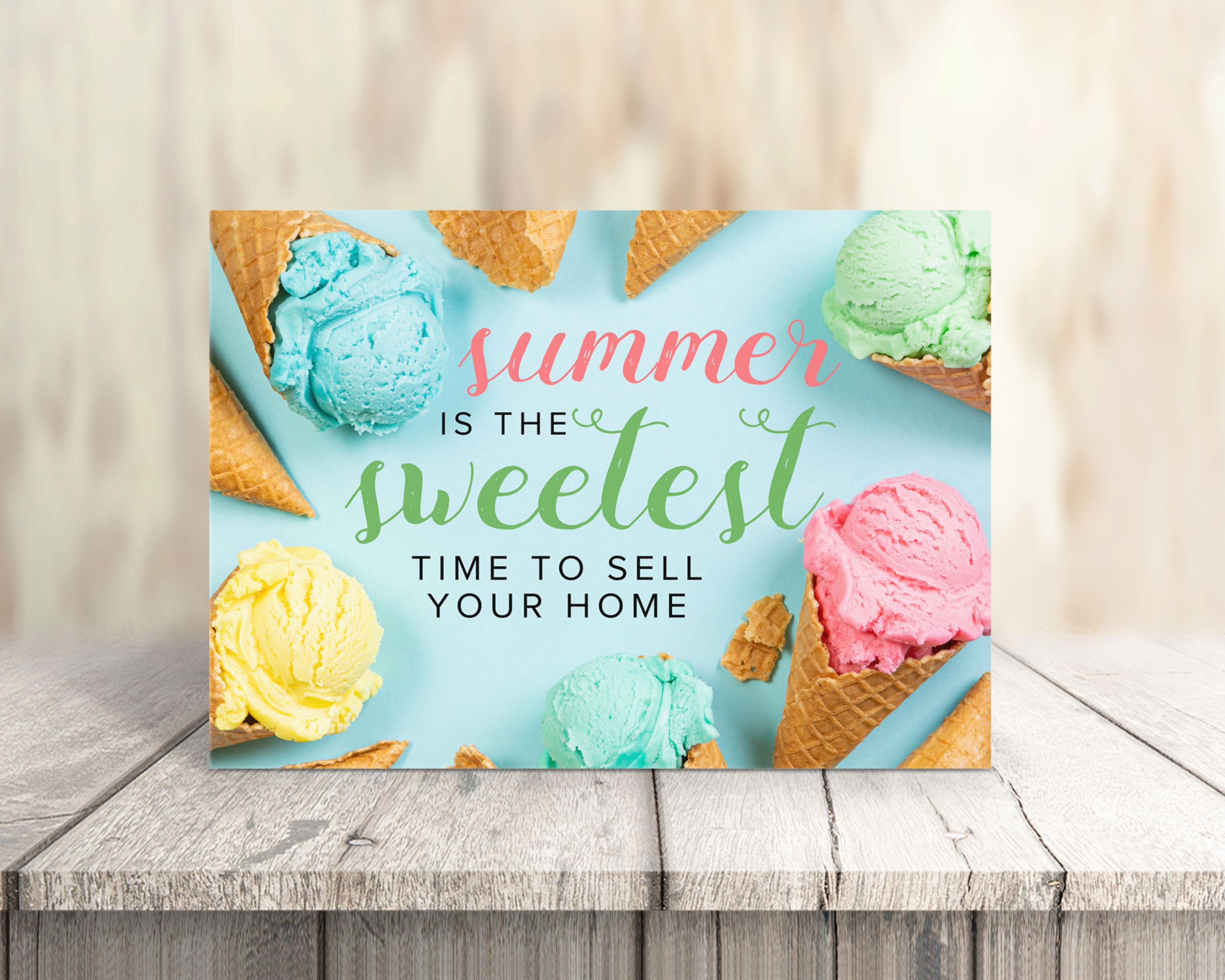 Real Estate Summer Postcard Template Summer Farming Postcard Home Seller Postcard Real Estate Farming Farming Marketing Canva Postcard Mail