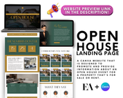 Open House Canva Landing Pages - Exclusive Design Style