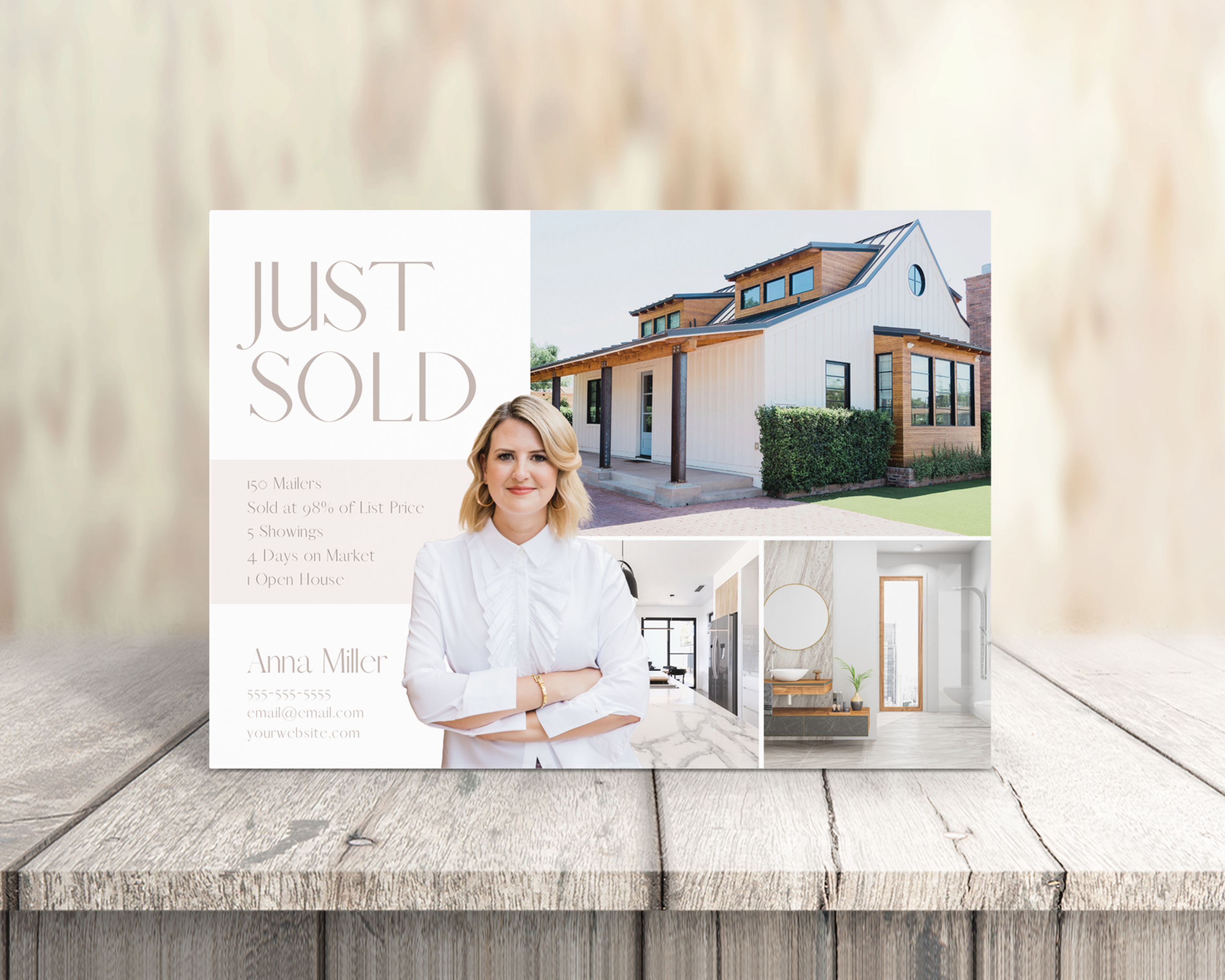 Real Estate Template – Just Sold Postcard