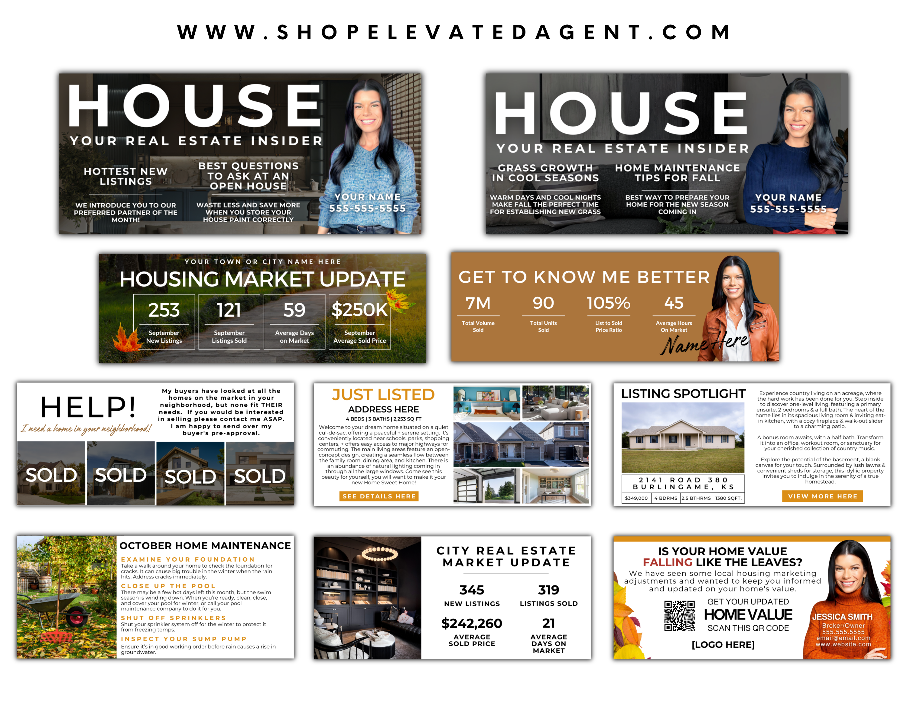 Fall Real Estate Newsletter October Newsletter Realtor Newsletter Real Estate Marketing Realtor Email Marketing Real Estate Farming 2023 Newsletter