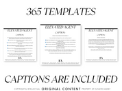 365 Real Estate Social Media Posts, Social Media Bundle, Realtor Social Media, Social Media Planner, Realtor Instagram Marketing Template