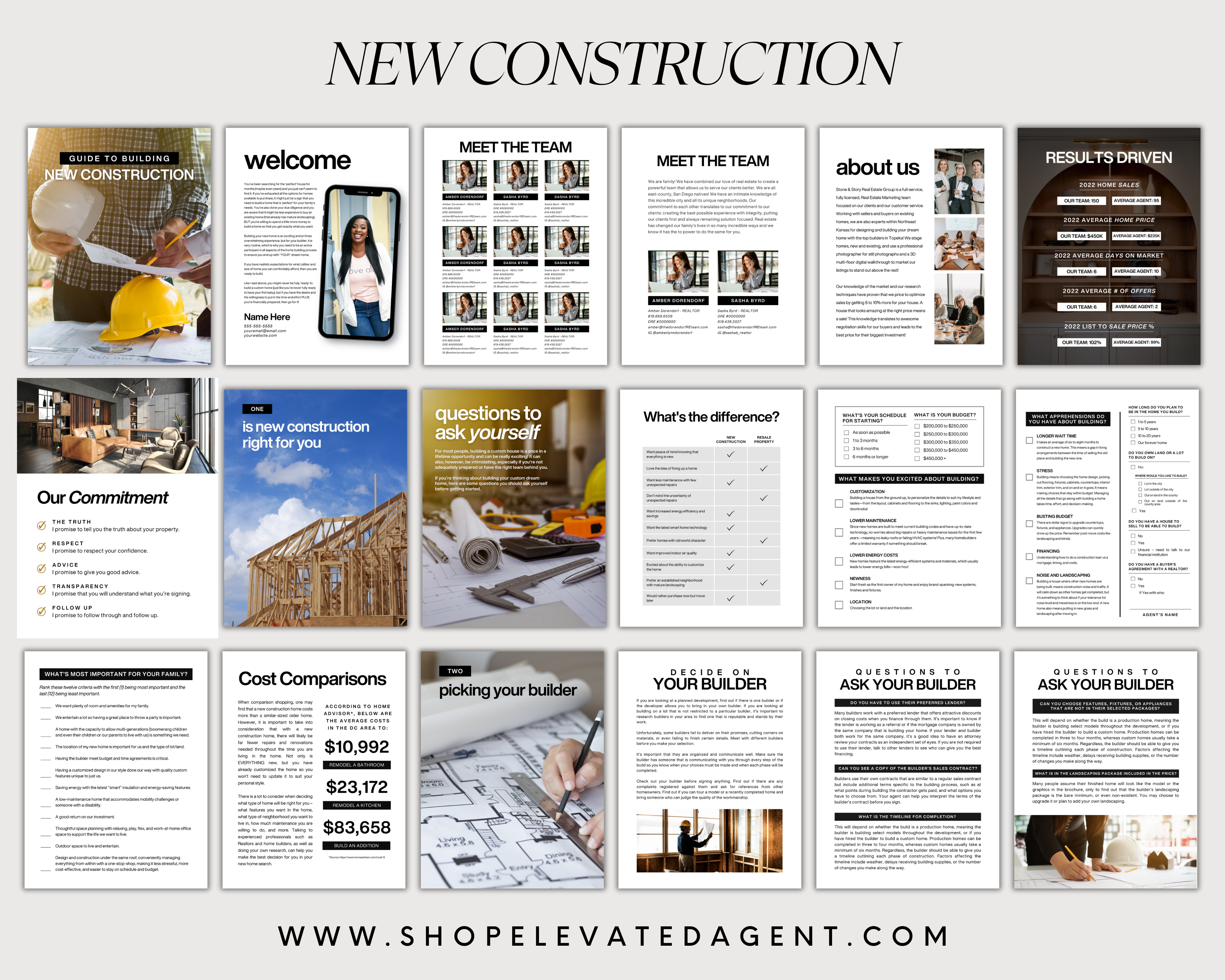 Classic New Construction & Home Builder Bundle