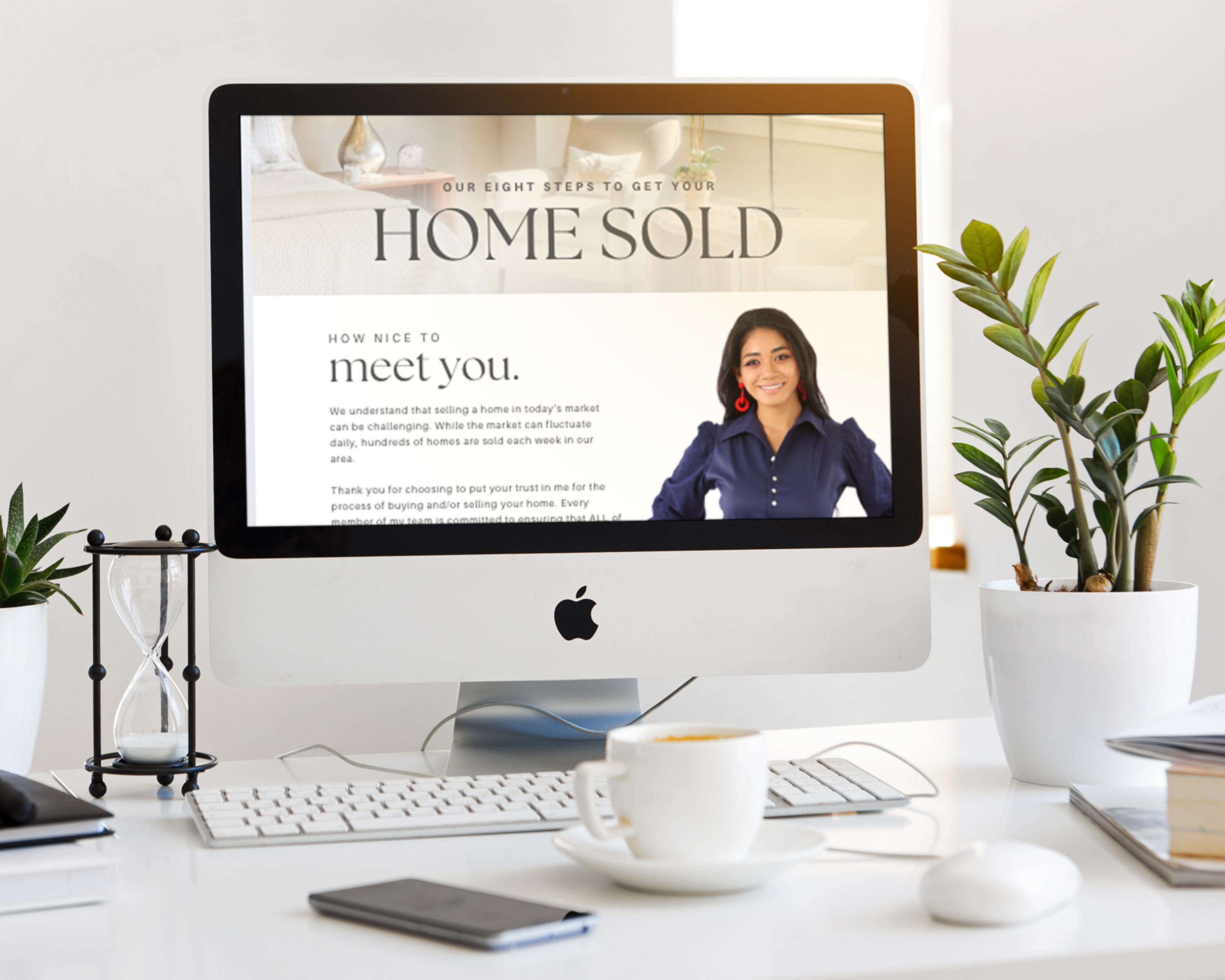 Home Seller Landing Pages - Peaceful Design Style