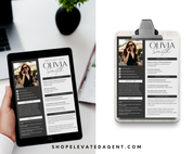 Real Estate Resume Template, Professional Resume Template, Realtor Resume, Real Estate Interview, Real Estate CV, Canva Template, ATS Friendly