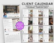 Home Maintenance Calendar 5 - Client Glift