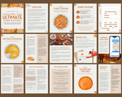 Thanksgiving Pie Give-A-Way Event Bundle 3- Real Estate Event Templates