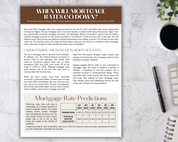 August 2024 Real Estate Newsletter, Realtor Newsletter, Real Estate Template, Newsletter Template, Real Estate Canva, Realtor Marketing 