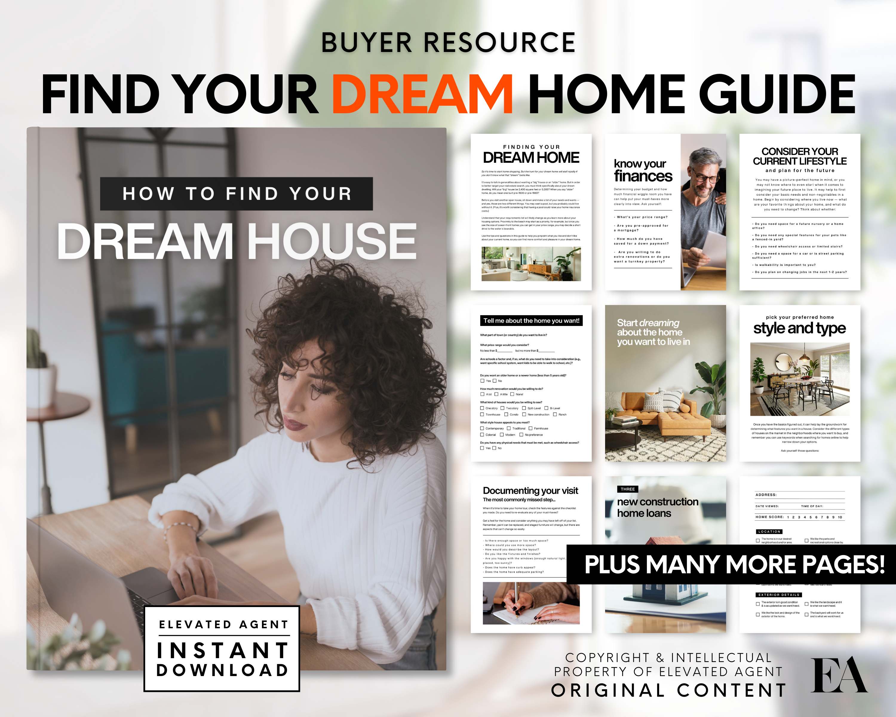 Home Buyer Guide, Real Estate Marketing, Home Buyer Packet, Real Estate Farming, Buyer Presentation, Real Estate Flyer, Home Buyer Checklist