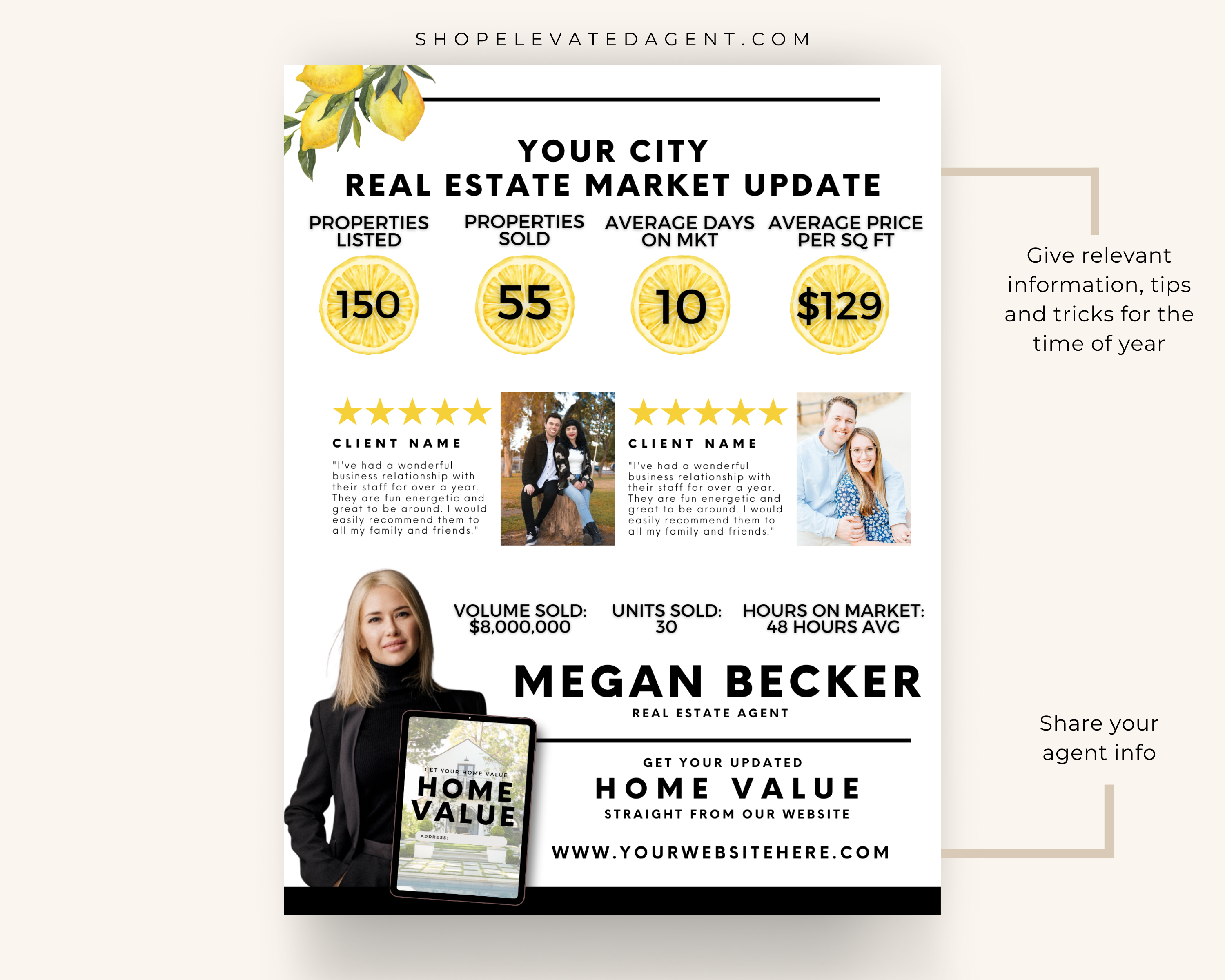 Real Estate Template – July Newsletter