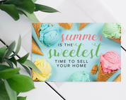 Real Estate Summer Postcard Template Summer Farming Postcard Home Seller Postcard Real Estate Farming Farming Marketing Canva Postcard Mail