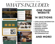 Open House Canva Landing Pages - Exclusive Design Style