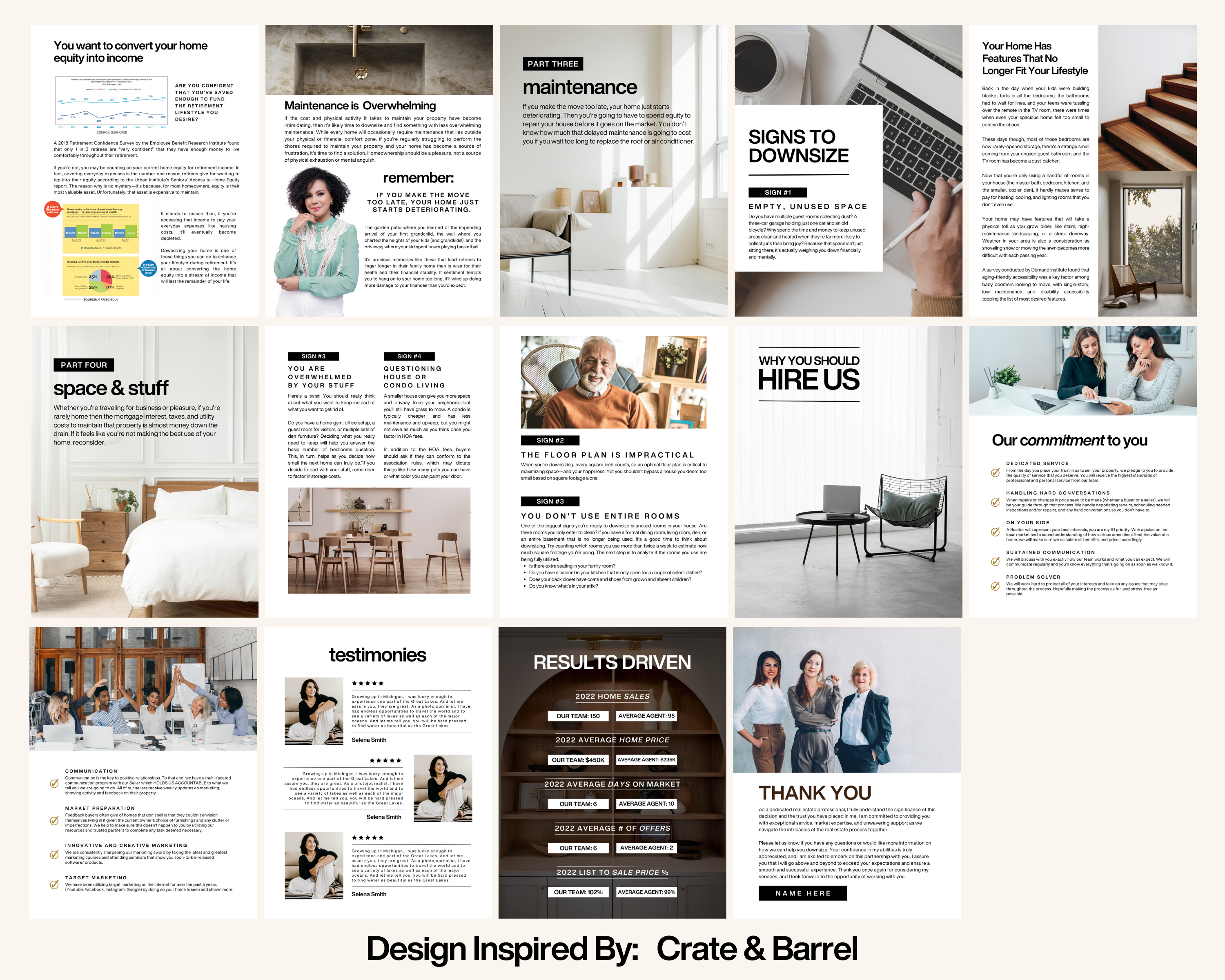 Downsizing Guide - Classic Design Style - Real Estate Templates