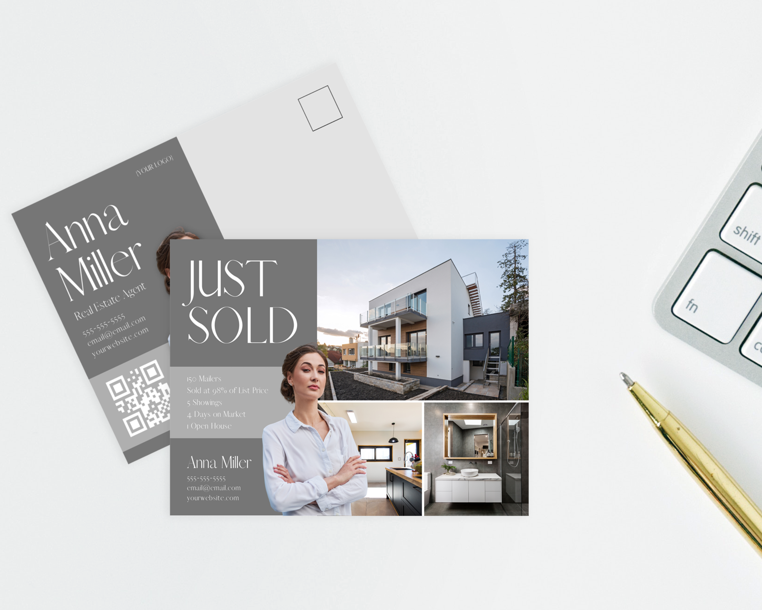 Real Estate Template – Just Sold Postcard