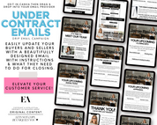 Real Estate Under Contract Emails - Real Estate Email Templates