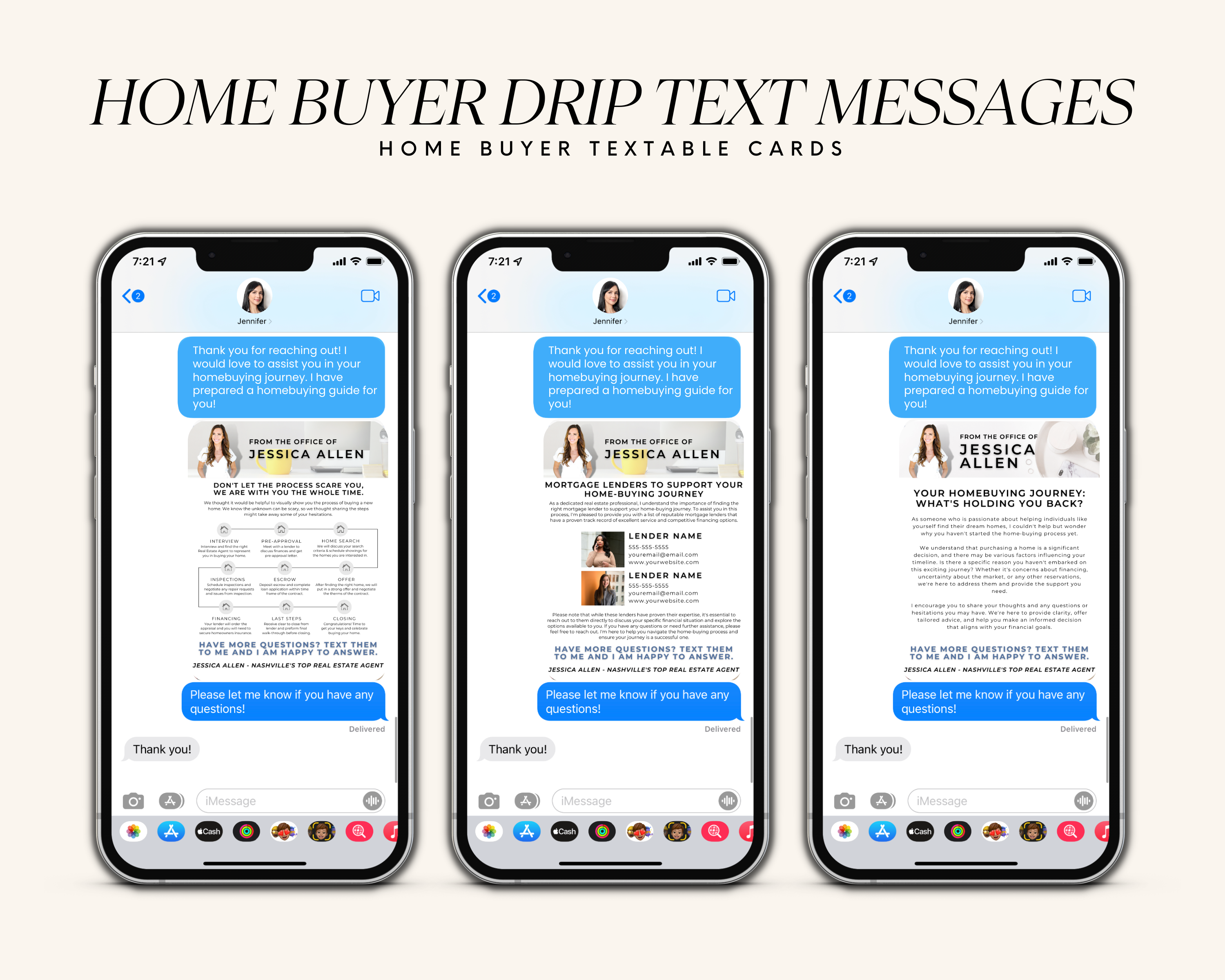 Home Buyer Drip Text Messages, Real Estate Marketing, Home Buyer Packet, Real Estate Template, Buyer Guide, Real Estate Text Messages. Canva