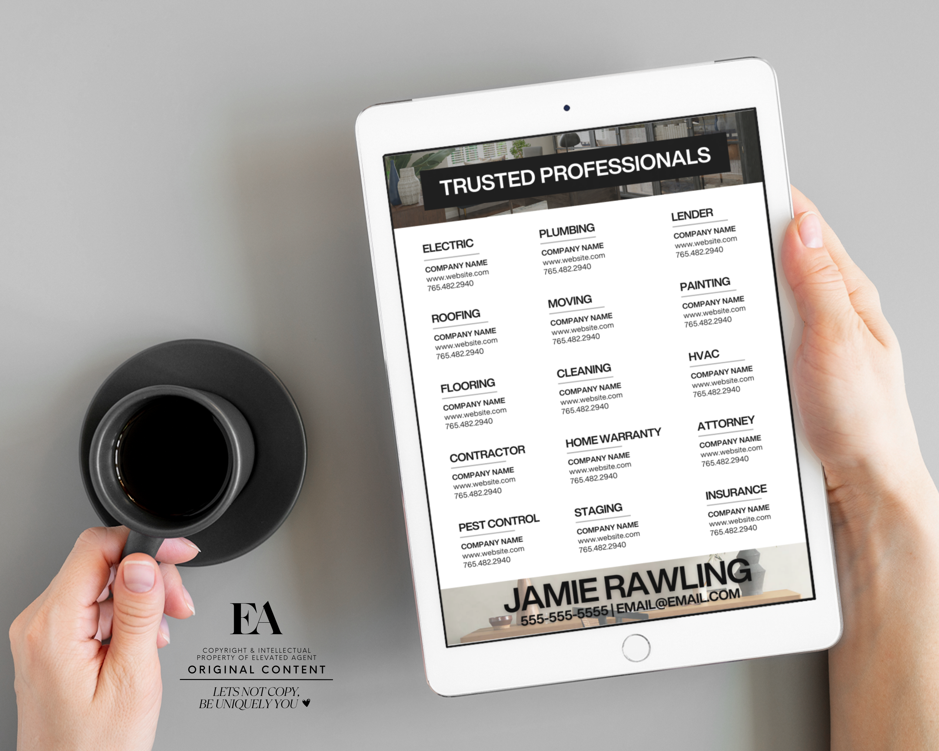 Trusted Professionals Flyer - Classic Design Style