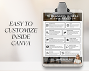 Real Estate Marketing Flyer, Realtor Packet, Real Estate Canva, Seller Presentation, Real Estate Guide, Real Estate Template, Realtor Flyer
