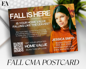 Real Estate Fall CMA Bundle, Hello Neighbor Postcard, Fall Real Estate, CMA Door Hanger, Real Estate Farming, CMA Emails, Realtor Marketing