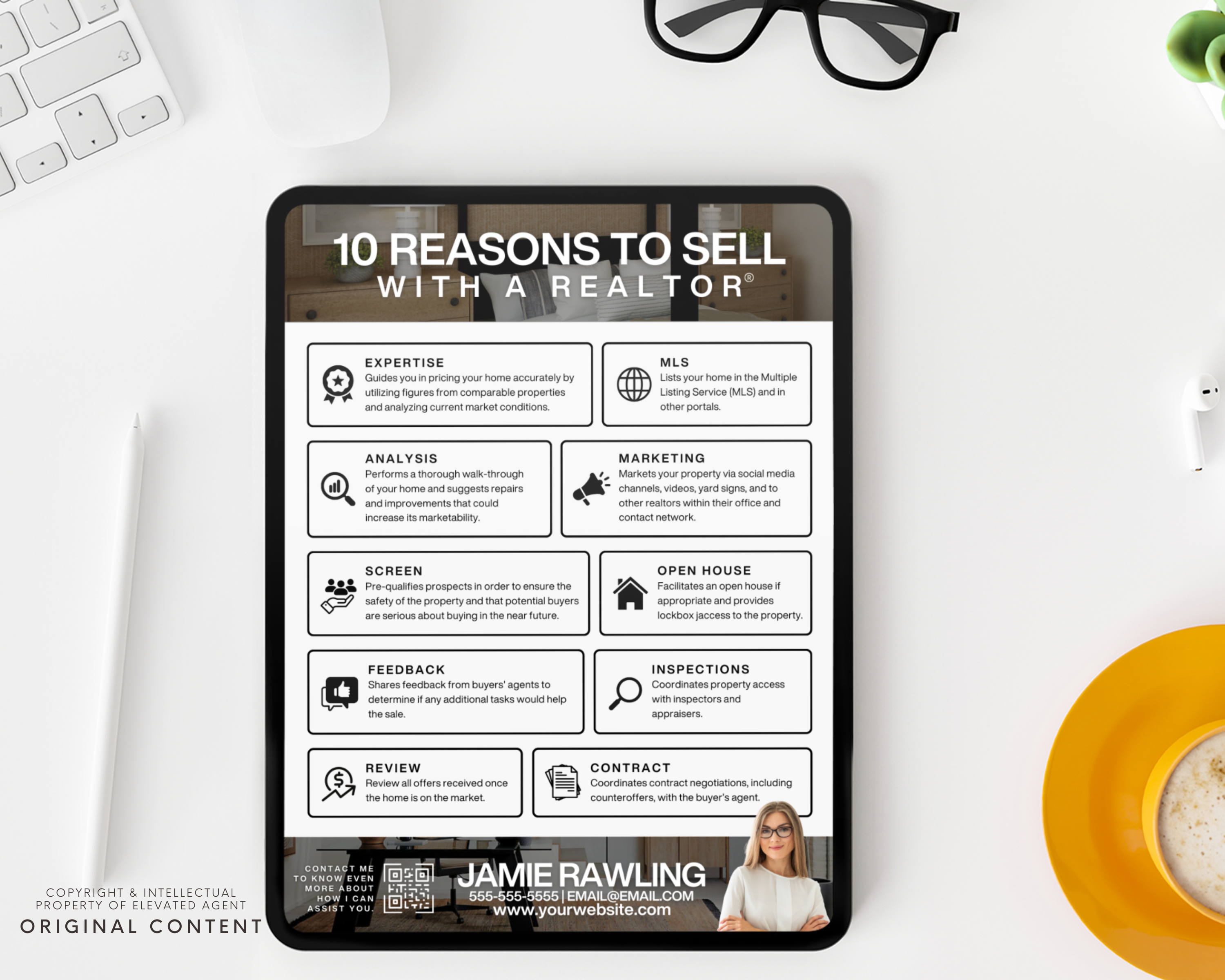 Real Estate Marketing Flyer, Realtor Packet, Real Estate Canva, Seller Presentation, Real Estate Guide, Real Estate Template, Realtor Flyer
