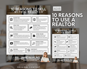 Real Estate Marketing Flyer, Realtor Packet, Real Estate Canva, Seller Presentation, Real Estate Guide, Real Estate Template, Realtor Flyer
