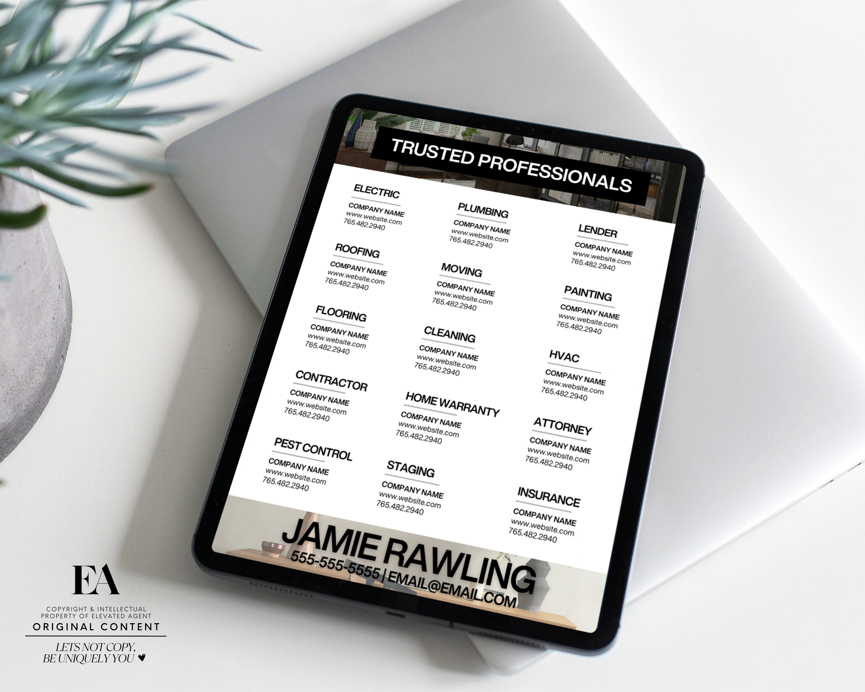 Trusted Professionals Flyer - Classic Design Style