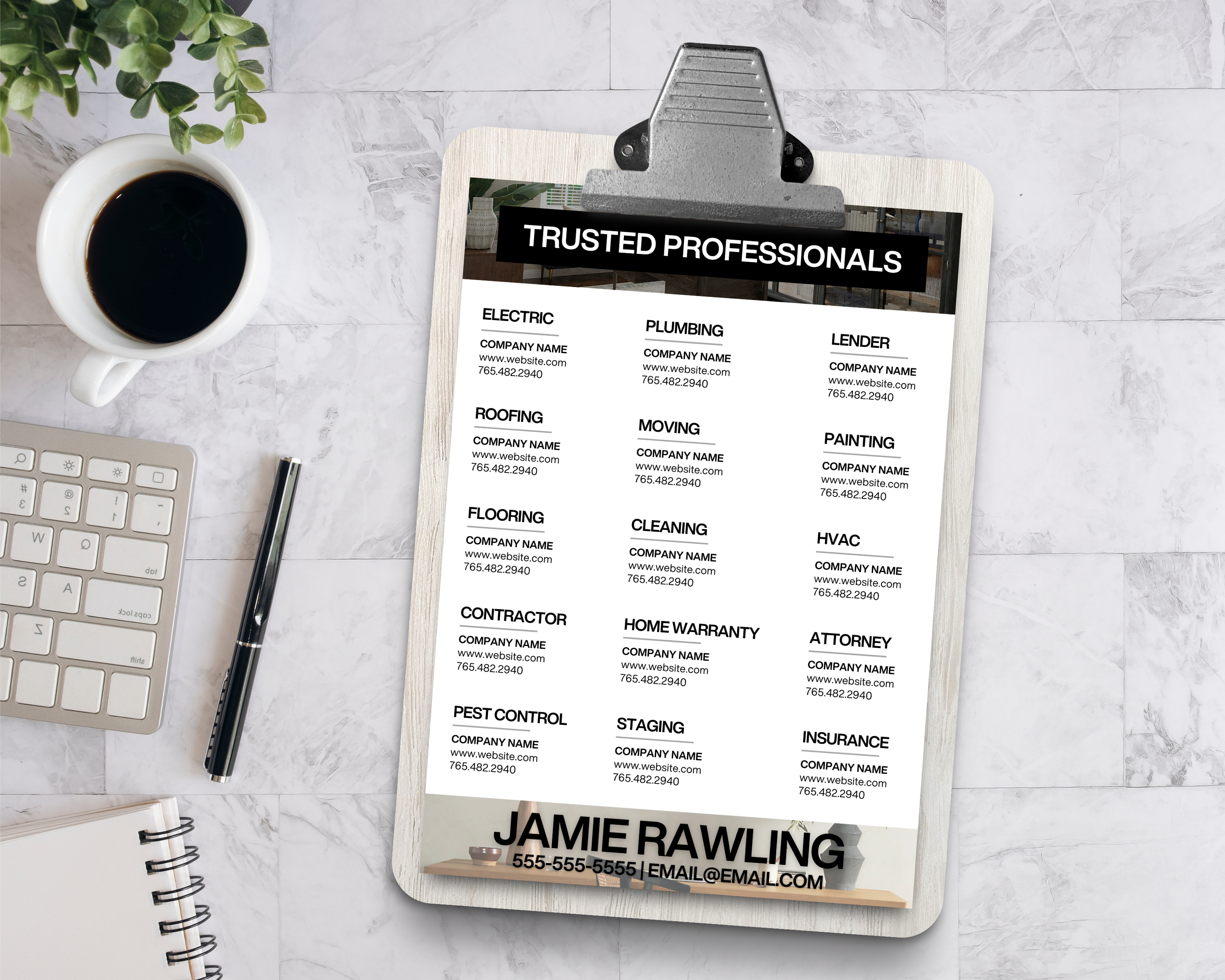 Trusted Professionals Flyer - Classic Design Style