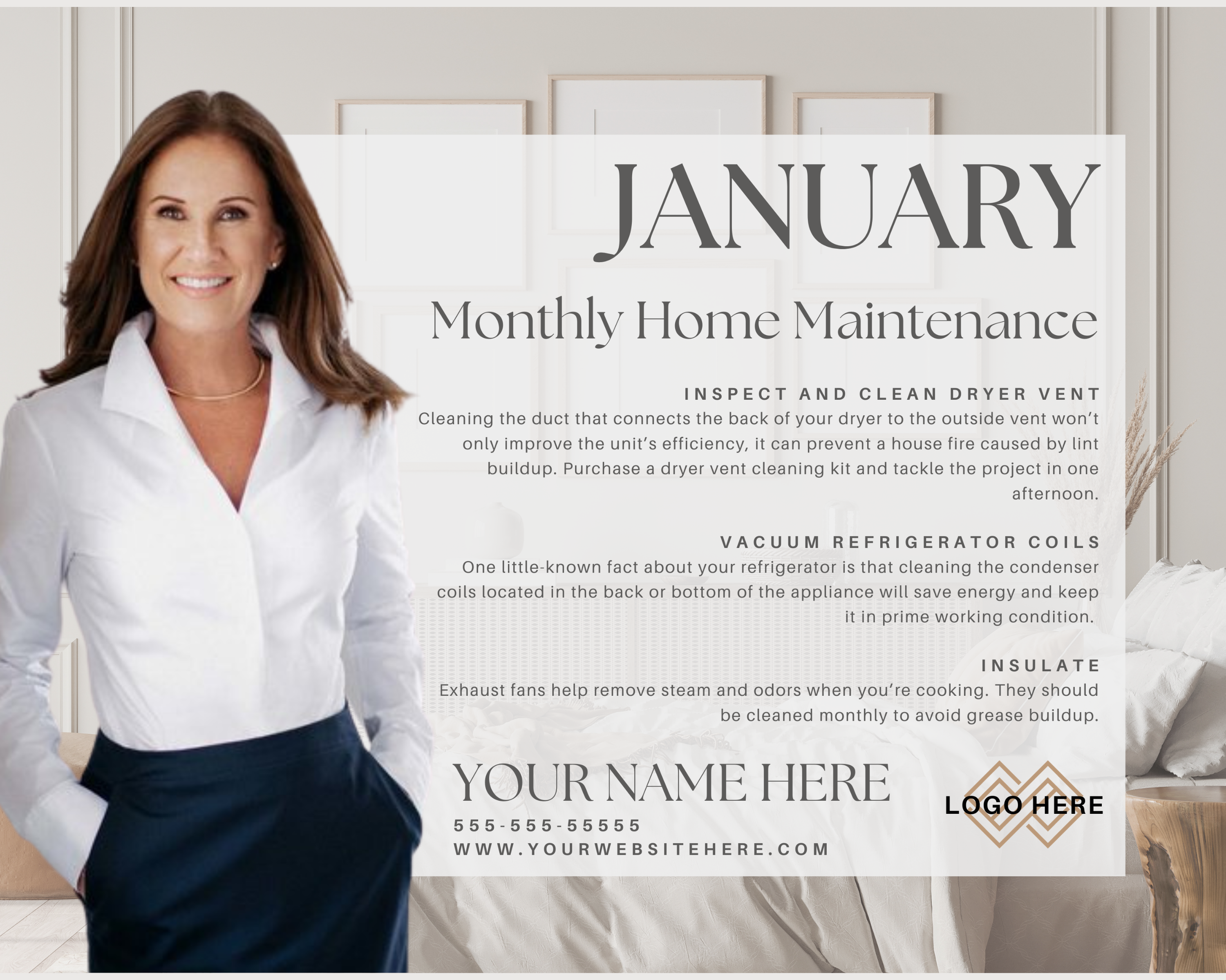 Home Maintenance Calendar 1 - Client Glift