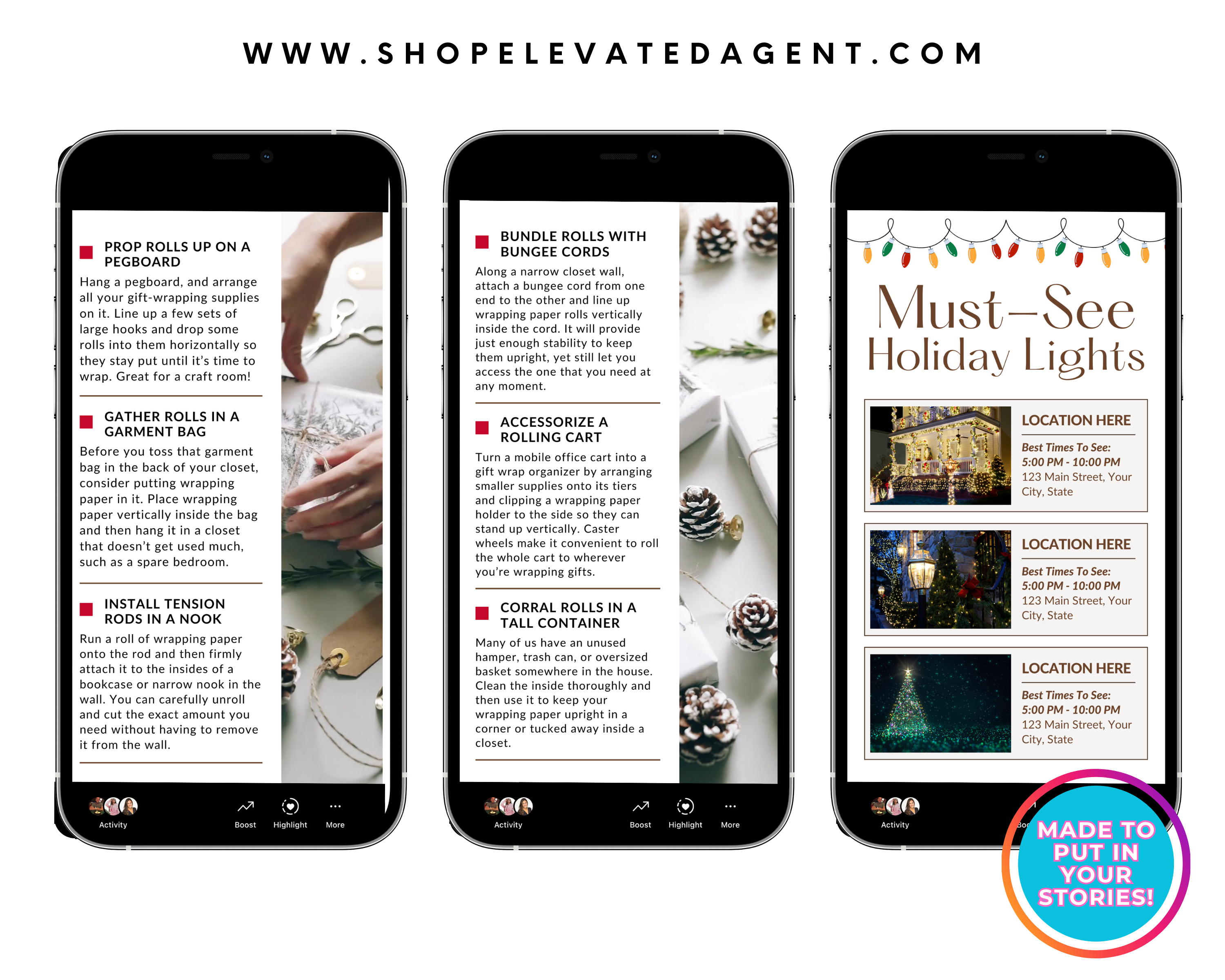 December 2024 Story Newsletter, Real Estate Newsletter, Realtor Marketing, Social Media Content, Realtor Newsletter, Canva Template, Flyer 
