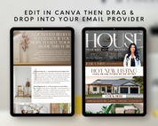 Real Estate Email Newsletter, 2024 March Newsletter, Email Template, Realtor Newsletter, Realtor Mailer, Newsletter Template, Realtor Flyer