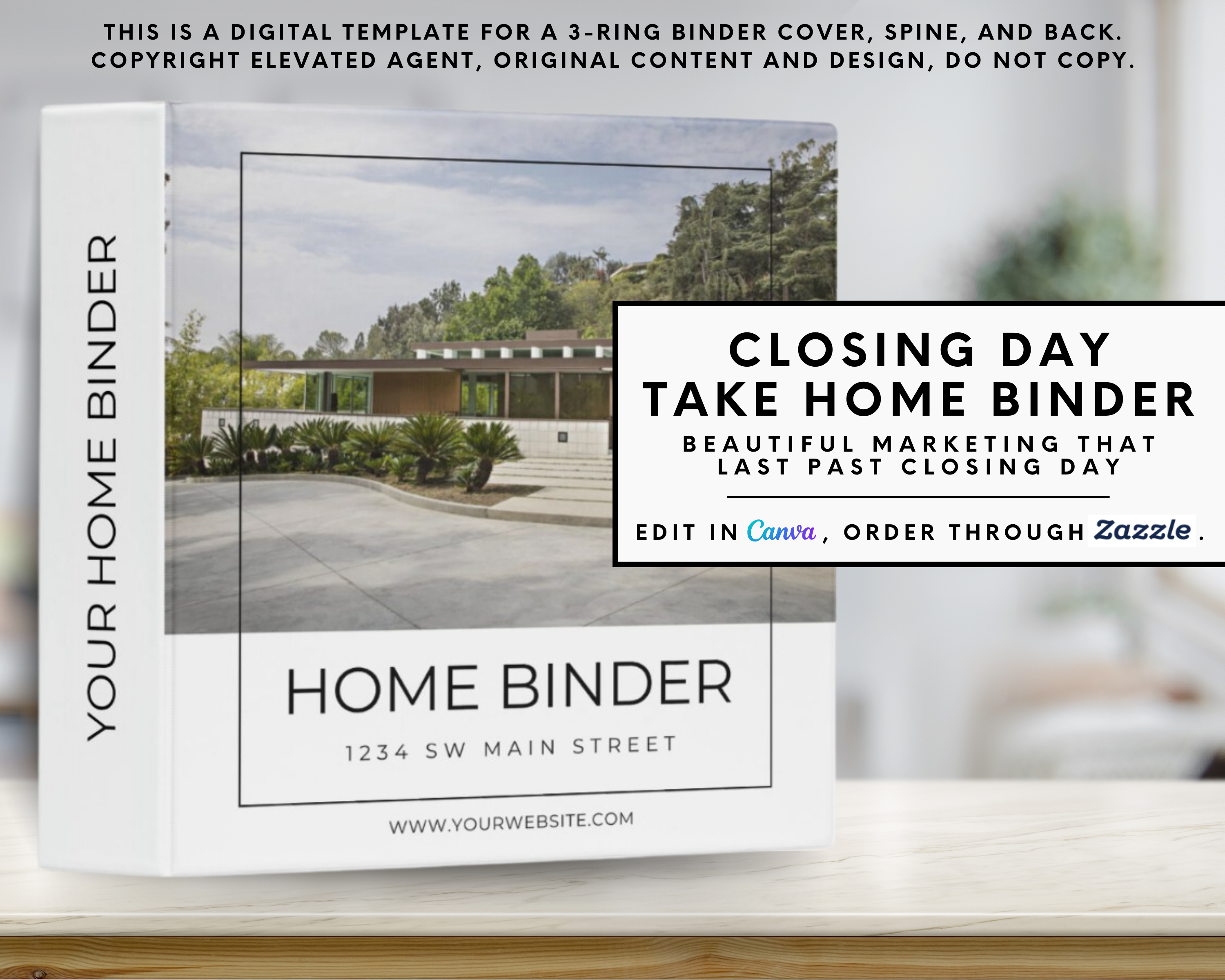 Real Estate Client Closing Packet, New Home Binder, Buyer Packet, Real Estate Marketing, Real Estate Flyer, Home Buyer Guide, Canva Template