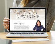 Home Buyer Presentation Canva Landing Pages - Peaceful Design Style