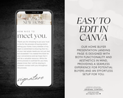 Home Buyer Presentation Canva Landing Pages - Peaceful Design Style