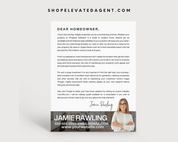 Real Estate Investor Letter, Homeowner Guide, Real Estate Mailer, Realtor Marketing, Investment Property, Real Estate Farming, Canva Template