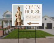 Open House Yard Sign, Real Estate Sign, Yard Sign Template, Realtor Marketing, Open House Flyer, Real Estate Template, Realtor Yard Sign