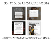 365 Real Estate Social Media Posts, Social Media Bundle, Realtor Social Media, Social Media Planner, Realtor Instagram Marketing Template