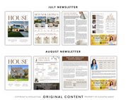 12-Month Real Estate Newsletter Bundle