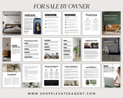 FSBO and Expired Guide Bundle, For Sale By Owner, Listing Presentation, Expired Listing, FSBO Guide, FSBO Marketing, Real Estate Farming