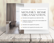 Home Organization Postcards - Exclusive Design Style