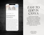 Home Builder Landing Pages - Peaceful Design Style