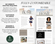 Home Builder Landing Pages - Peaceful Design Style