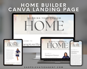 Home Builder Landing Pages - Peaceful Design Style