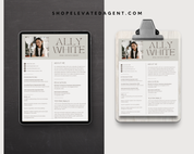 Real Estate Resume Template, ATS Resume Template, Professional Resume, Real Estate Marketing, Canva Resume, Realtor CV, Real Estate Template