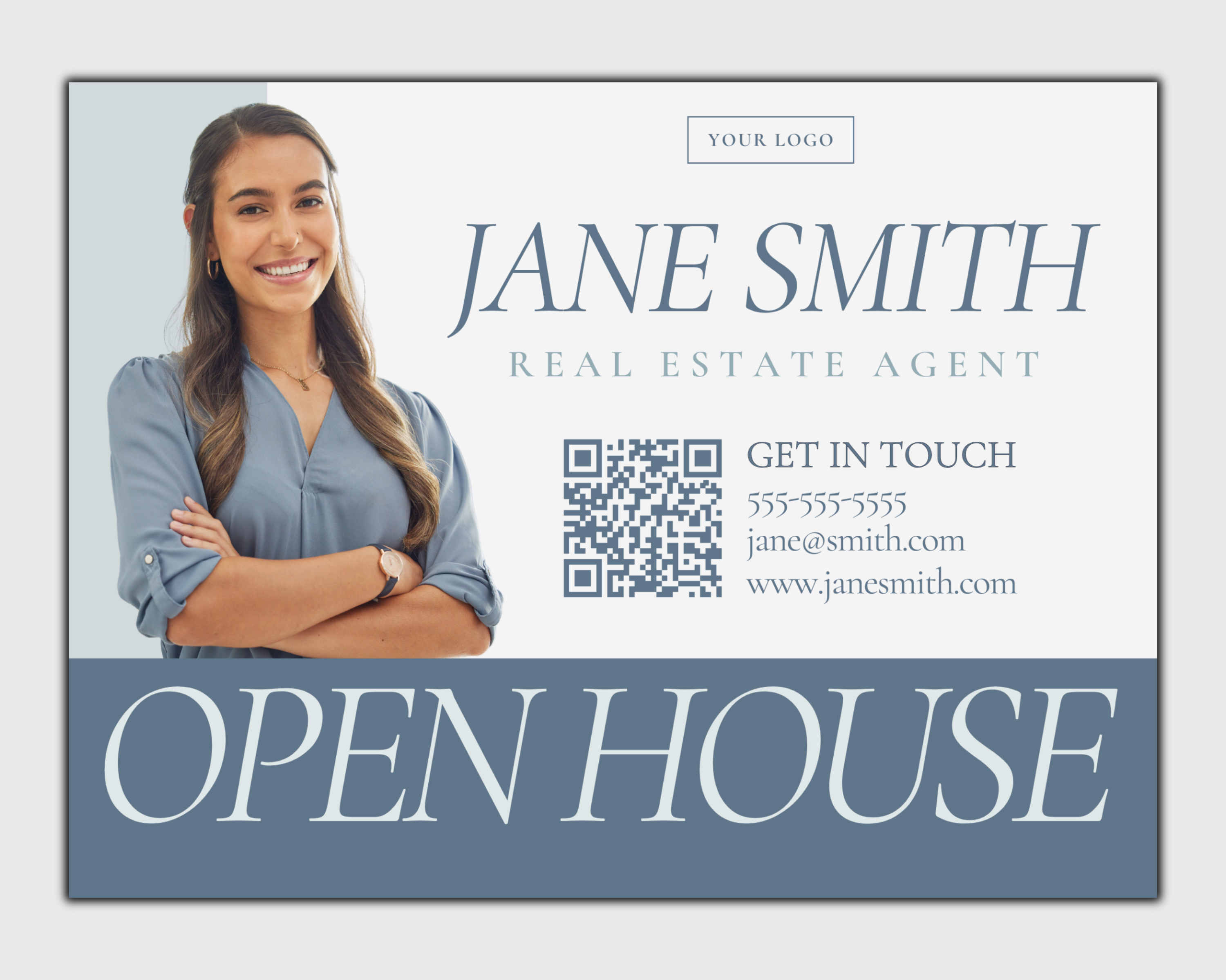 Open House Yard Sign, Real Estate Sign, Yard Sign Template, Realtor Marketing, Open House Flyer, Real Estate Template, Realtor Yard Sign