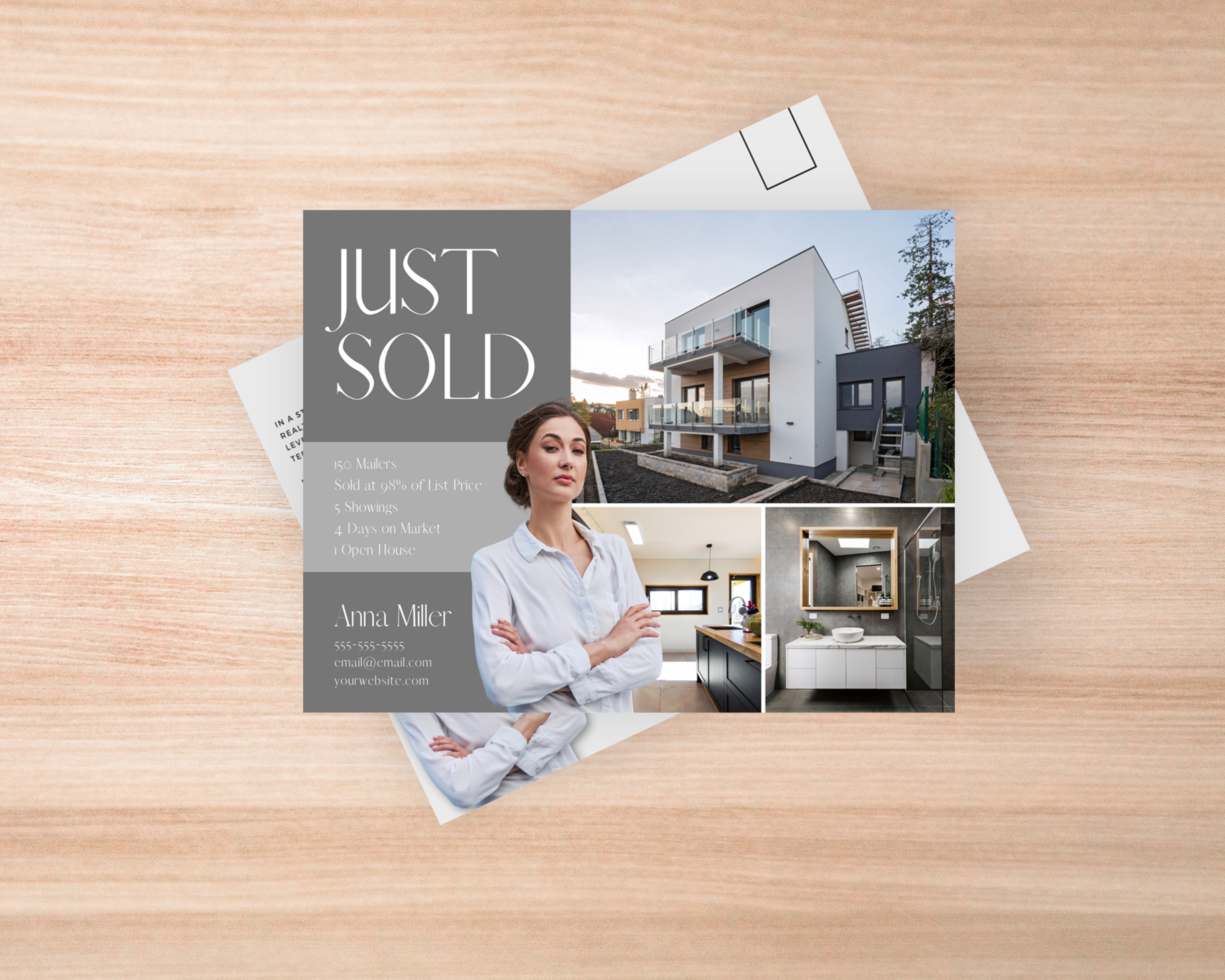 Real Estate Template – Just Sold Postcard