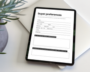 Homebuyer Intake Form Real Estate Lead Tracker