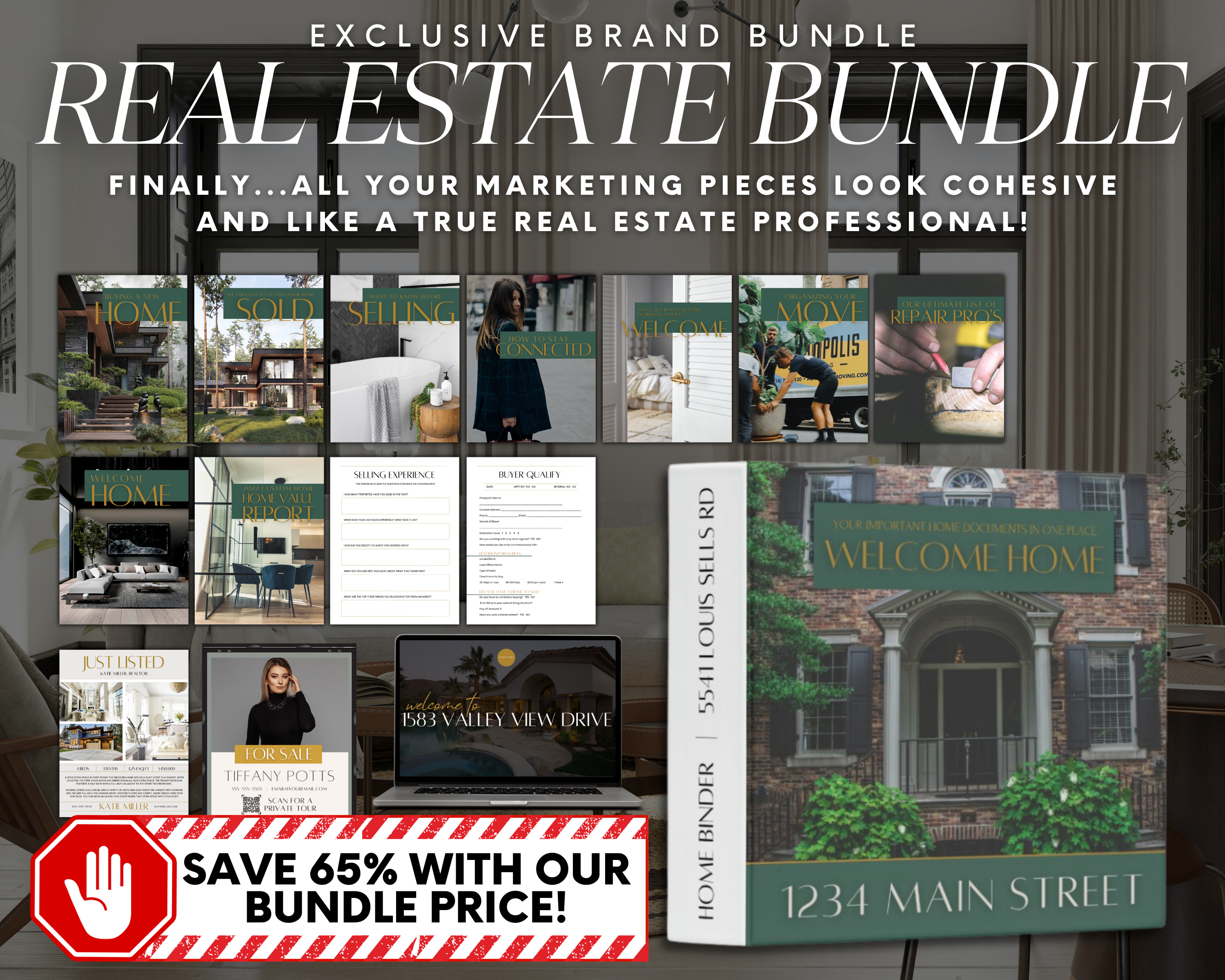 Exclusive Brand Bundle Level 1 - Luxury Real Estate Templates