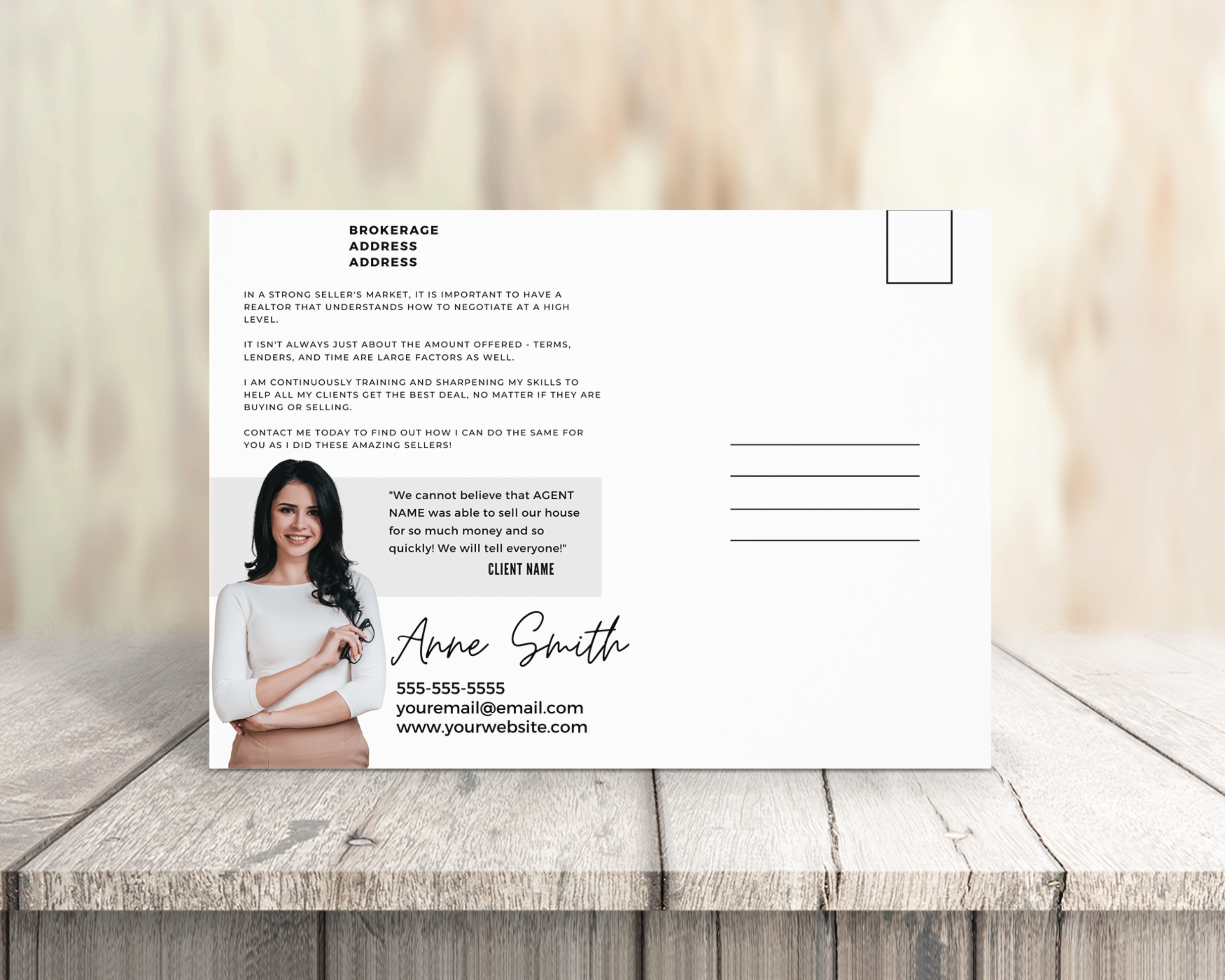 Real Estate Template – Just Sold Postcard