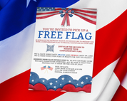 Free Flag Event Template, Real Estate Client Event Flyer, QR Code Template, Realtor Marketing, Real Estate Bundle, Real Estate Farming, Canva