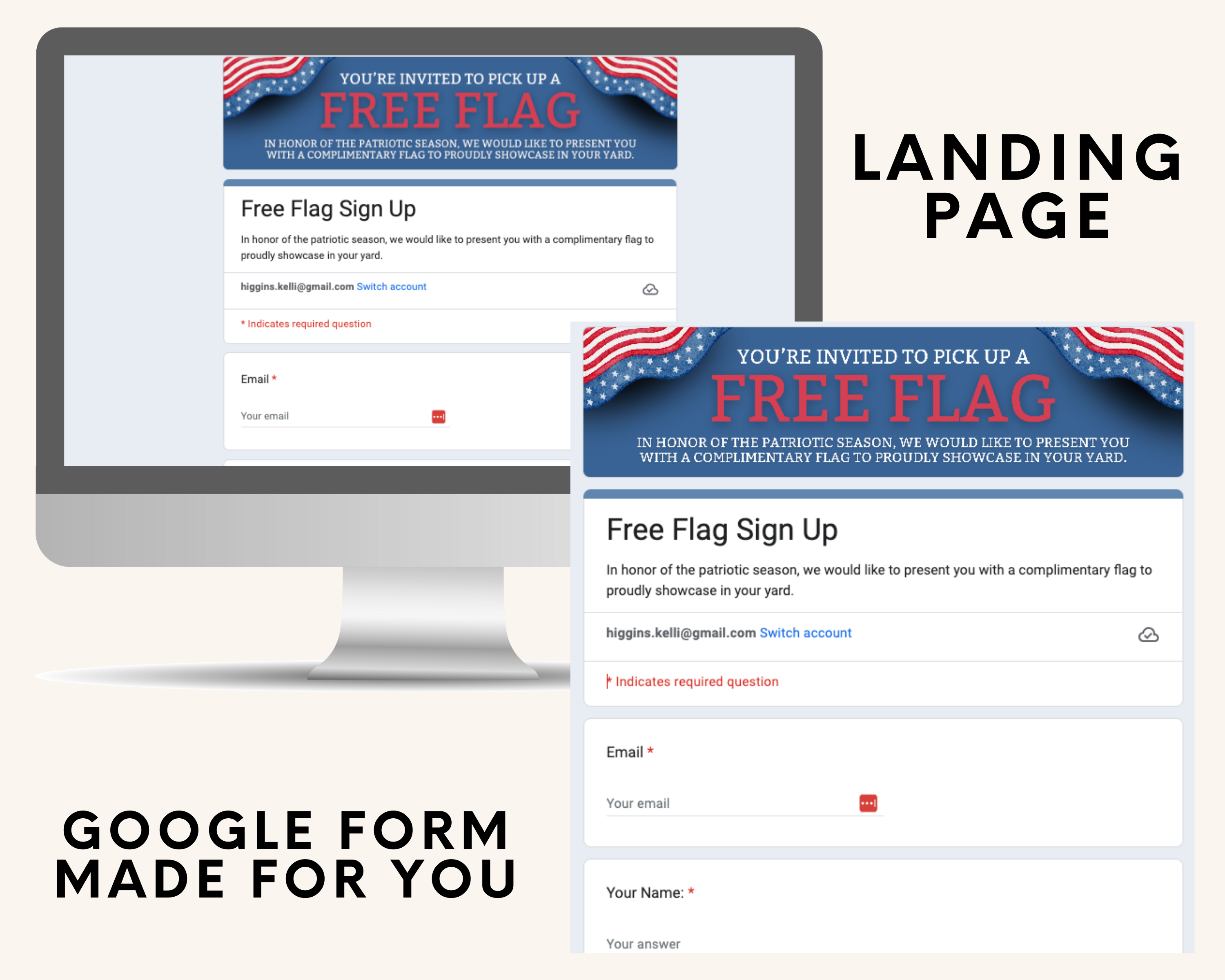 Free Flag Event Template, Real Estate Client Event Flyer, QR Code Template, Realtor Marketing, Real Estate Bundle, Real Estate Farming, Canva