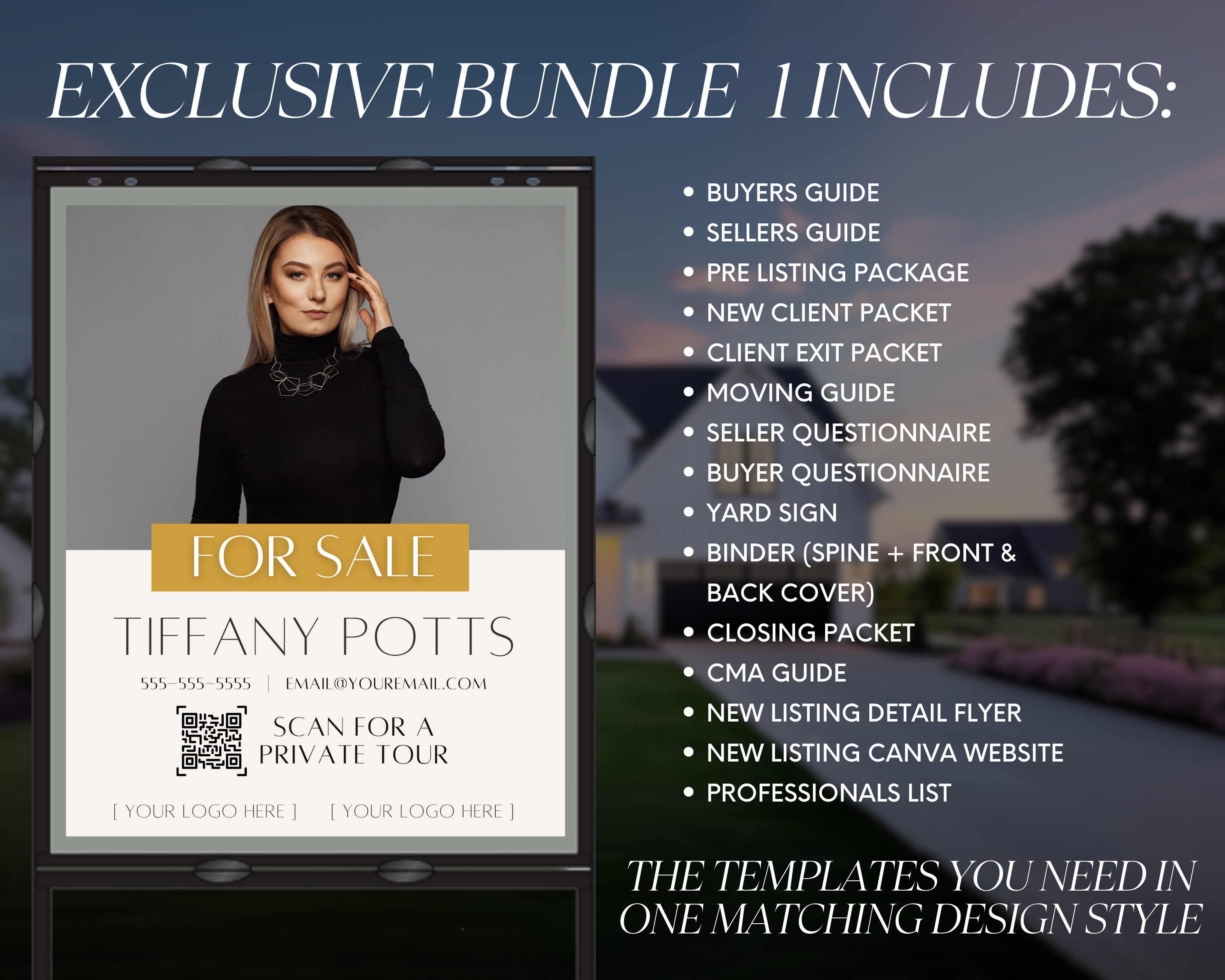 Exclusive Brand Bundle Level 1 - Luxury Real Estate Templates